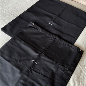 AMIRI Black Dust Bags